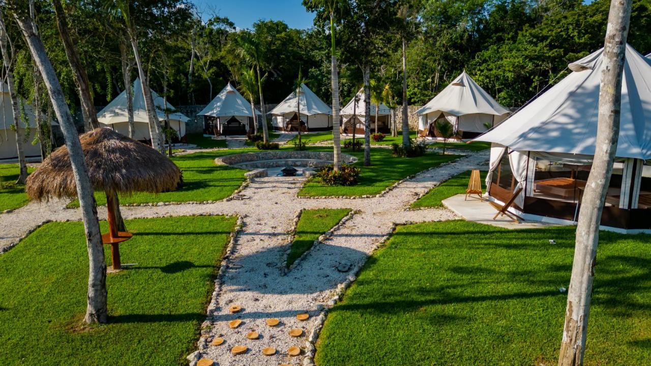 فندق Xakluum Eco Glampings بويرتو موريلوس المظهر الخارجي الصورة