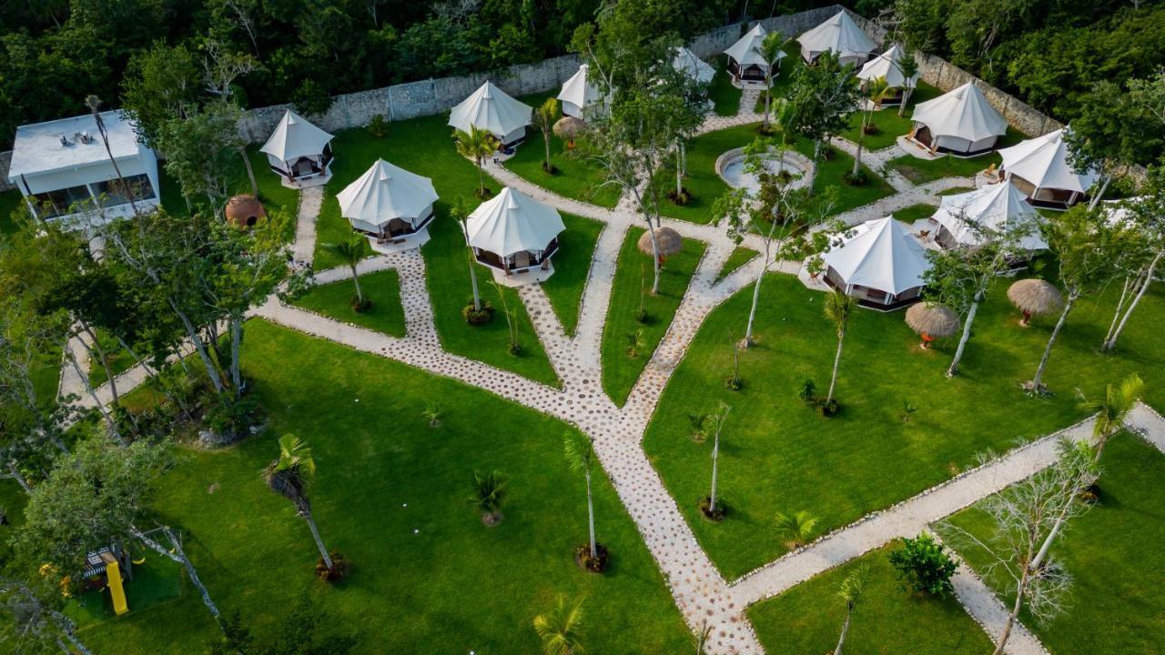 فندق Xakluum Eco Glampings بويرتو موريلوس المظهر الخارجي الصورة