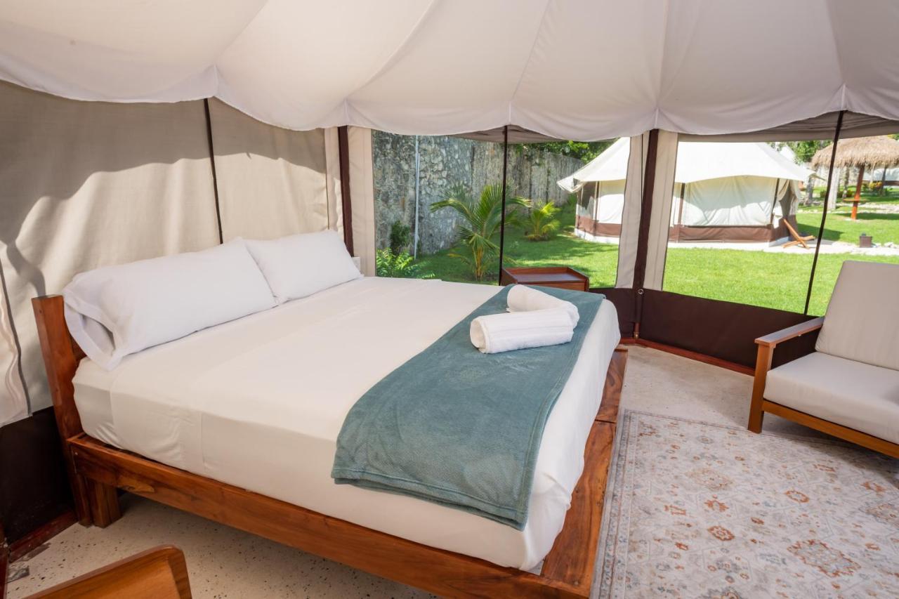 فندق Xakluum Eco Glampings بويرتو موريلوس المظهر الخارجي الصورة