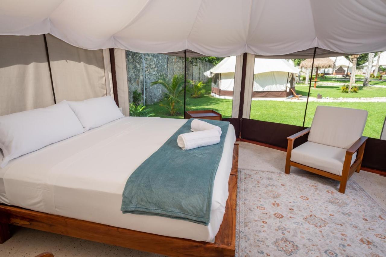 فندق Xakluum Eco Glampings بويرتو موريلوس المظهر الخارجي الصورة