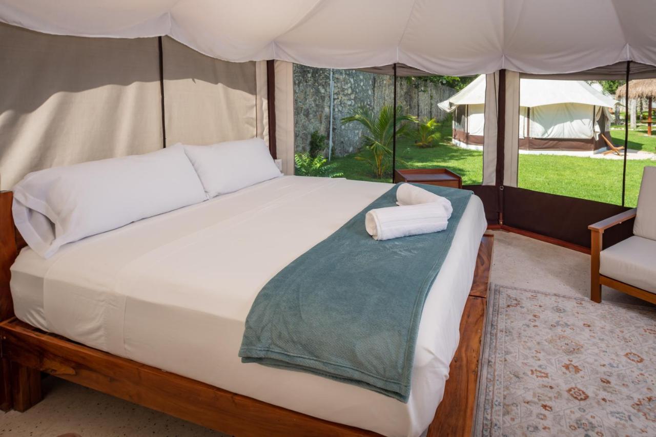 فندق Xakluum Eco Glampings بويرتو موريلوس المظهر الخارجي الصورة