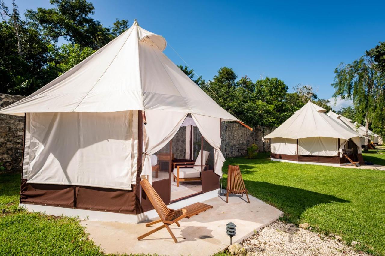 فندق Xakluum Eco Glampings بويرتو موريلوس المظهر الخارجي الصورة