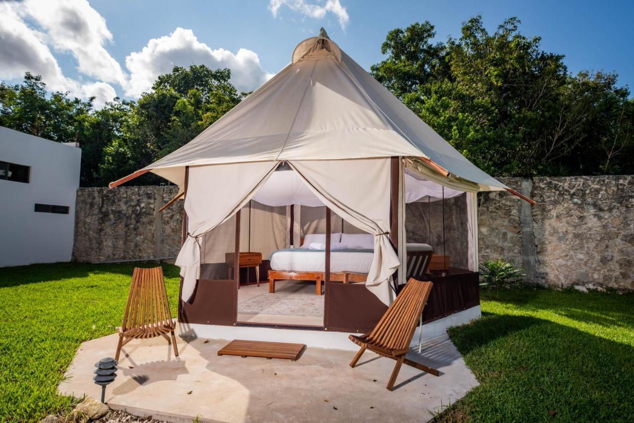 فندق Xakluum Eco Glampings بويرتو موريلوس المظهر الخارجي الصورة