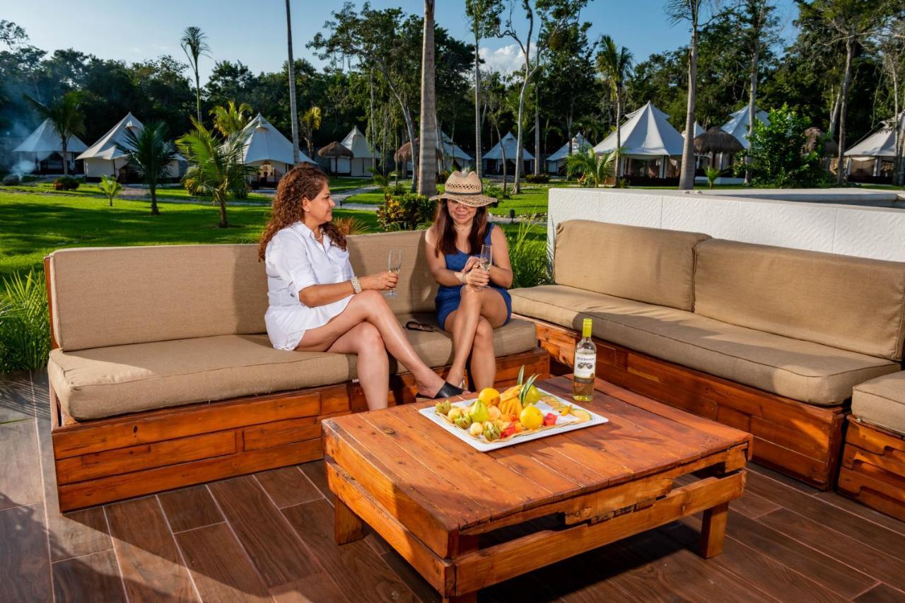 فندق Xakluum Eco Glampings بويرتو موريلوس المظهر الخارجي الصورة