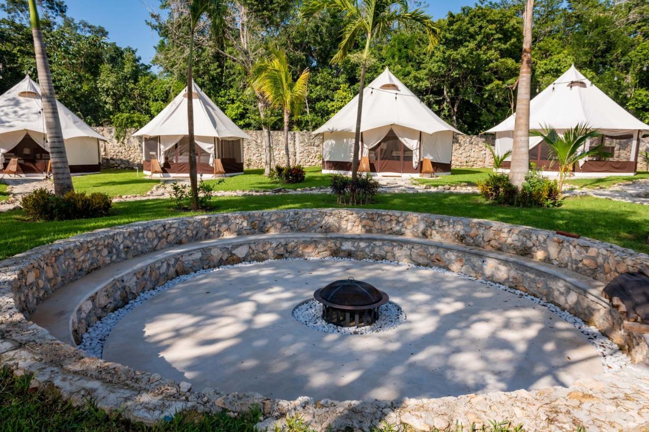 فندق Xakluum Eco Glampings بويرتو موريلوس المظهر الخارجي الصورة