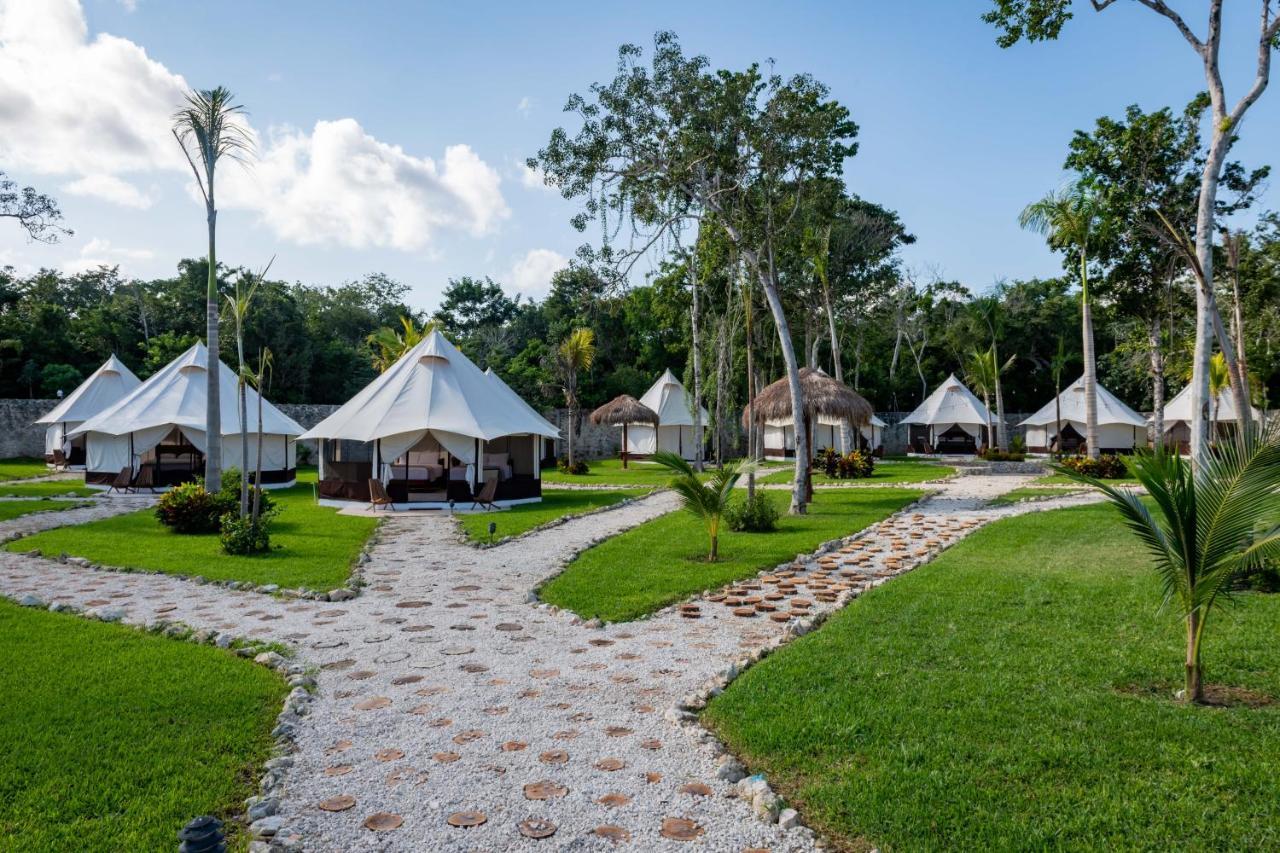 فندق Xakluum Eco Glampings بويرتو موريلوس المظهر الخارجي الصورة