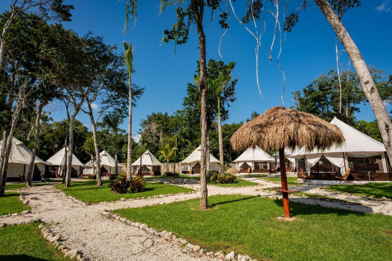 فندق Xakluum Eco Glampings بويرتو موريلوس المظهر الخارجي الصورة