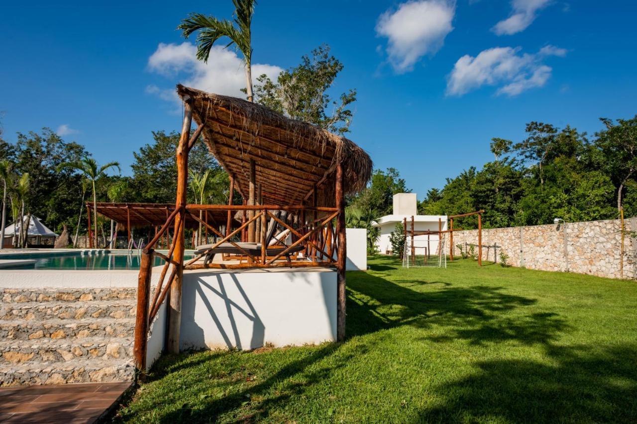 فندق Xakluum Eco Glampings بويرتو موريلوس المظهر الخارجي الصورة