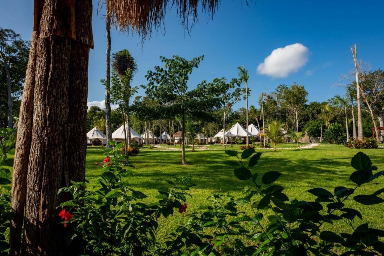 فندق Xakluum Eco Glampings بويرتو موريلوس المظهر الخارجي الصورة