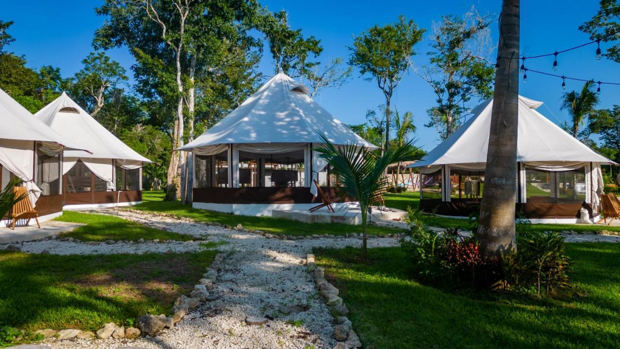 فندق Xakluum Eco Glampings بويرتو موريلوس المظهر الخارجي الصورة