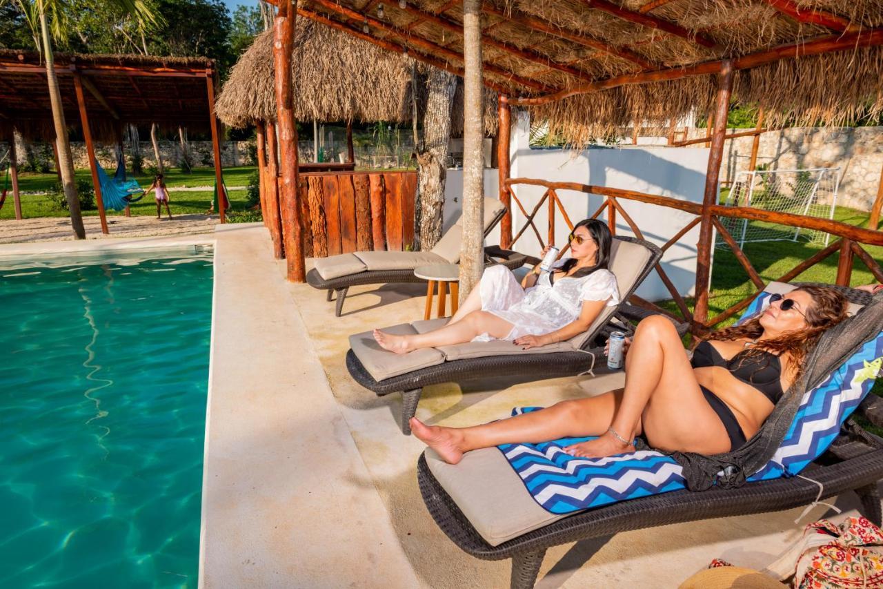 فندق Xakluum Eco Glampings بويرتو موريلوس المظهر الخارجي الصورة