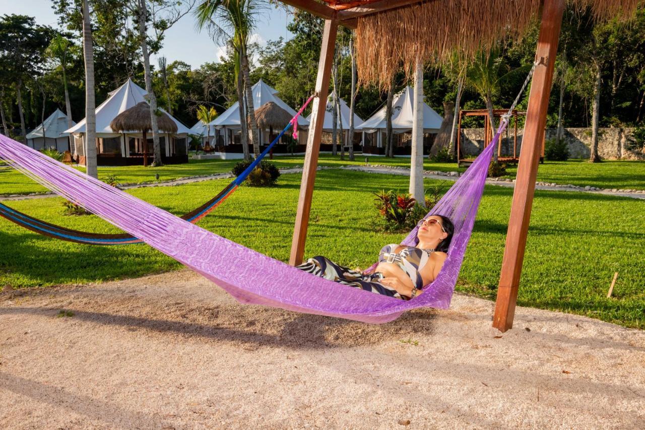 فندق Xakluum Eco Glampings بويرتو موريلوس المظهر الخارجي الصورة