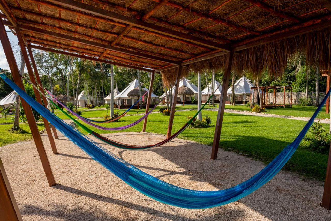 فندق Xakluum Eco Glampings بويرتو موريلوس المظهر الخارجي الصورة