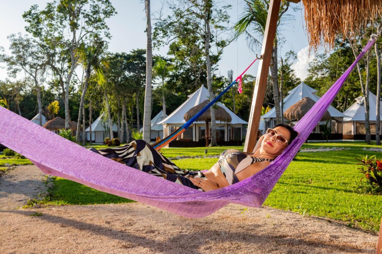 فندق Xakluum Eco Glampings بويرتو موريلوس المظهر الخارجي الصورة