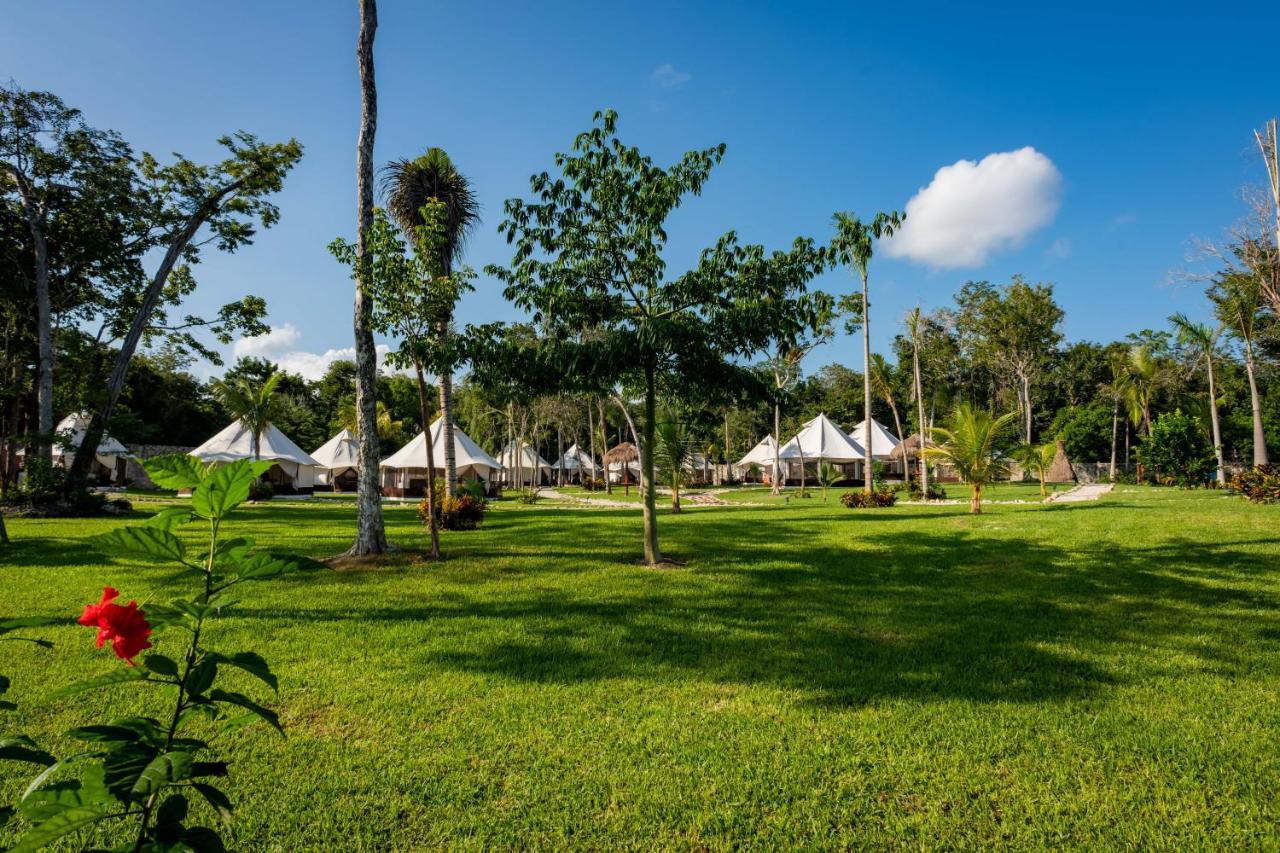 فندق Xakluum Eco Glampings بويرتو موريلوس المظهر الخارجي الصورة